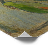 Butterflies en papavers van Vincent Van Gogh Poster (Hoek)