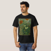 Butterflies en papavers van Vincent van Gogh T-shirt (Voorkant volledig)