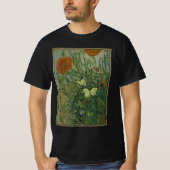 Butterflies en papavers van Vincent van Gogh T-shirt (Voorkant)