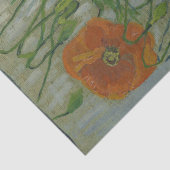 Butterflies en papavers van Vincent Van Gogh Tissuepapier (Detail)