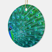 Butterflies en Peacock Keramisch Ornament (Links)
