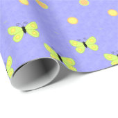 Butterflies en pooldots, pakpapier (Rol Hoek)