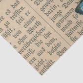 Butterflies en Poppy over de krant Ontkoppeling Tissuepapier (Detail)