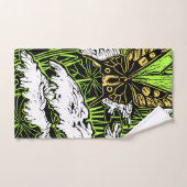 Butterflies en Queen Anne's Lace Bad Handdoek (Handdoek)