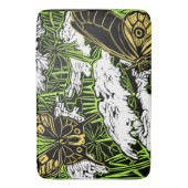 Butterflies en Queen Anne's Lace Badmat (Voorkant Verticaal)