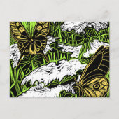 Butterflies en Queen Anne's Lace Briefkaart (Voorkant)