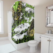 Butterflies en Queen Anne's Lace Douchegordijn (In situ)