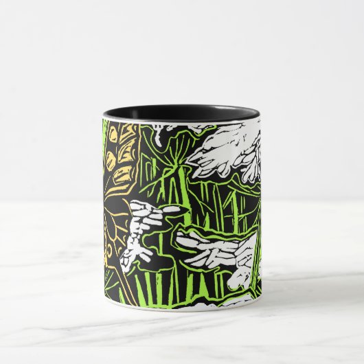 Butterflies en Queen Anne's Lace Mok (Midden)