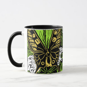 Butterflies en Queen Anne's Lace Mok