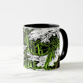 Butterflies en Queen Anne's Lace Mok (Voorkant rechts)