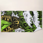 Butterflies en Queen Anne's Lace Strandlaken (Voorkant)