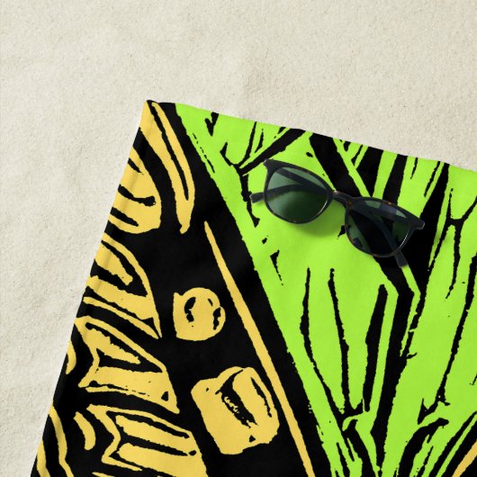 Butterflies en Queen Anne's Lace Strandlaken (In situ)