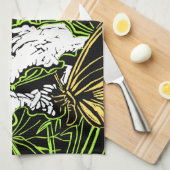 Butterflies en Queen Anne's Lace Theedoek (Quarter Fold)