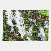 Butterflies en Queen Anne's Lace Theedoek (Horizontaal)