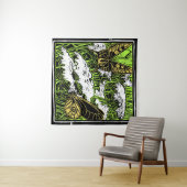 Butterflies en Queen Anne's Lace Wandkleed (In Situ (horizontaal))