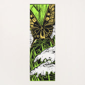 Butterflies en Queen Anne's Lace Yogamat (Achterkant)