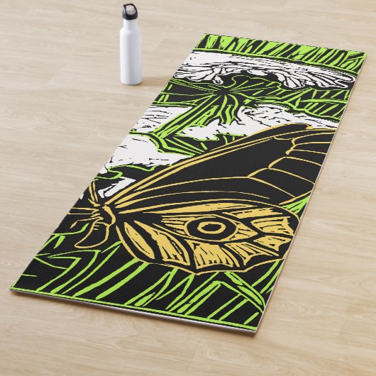 Butterflies en Queen Anne's Lace Yogamat (In situ)