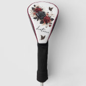 Butterflies en Rozen Golfheadcover (Voorkant)