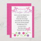 Butterflies en Rozen Kaart (Voorkant / Achterkant)