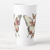 Butterflies en Rozen Latte Mok (Voorkant)