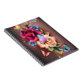 Butterflies en Rozen Notitieboek (Rechterzijde)