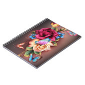 Butterflies en Rozen Notitieboek (Linkerzijde)