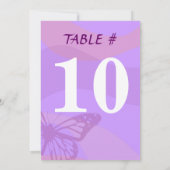 BUTTERFLIES EN STARS Bat Mitzvah Uitnodiging (Achterkant)