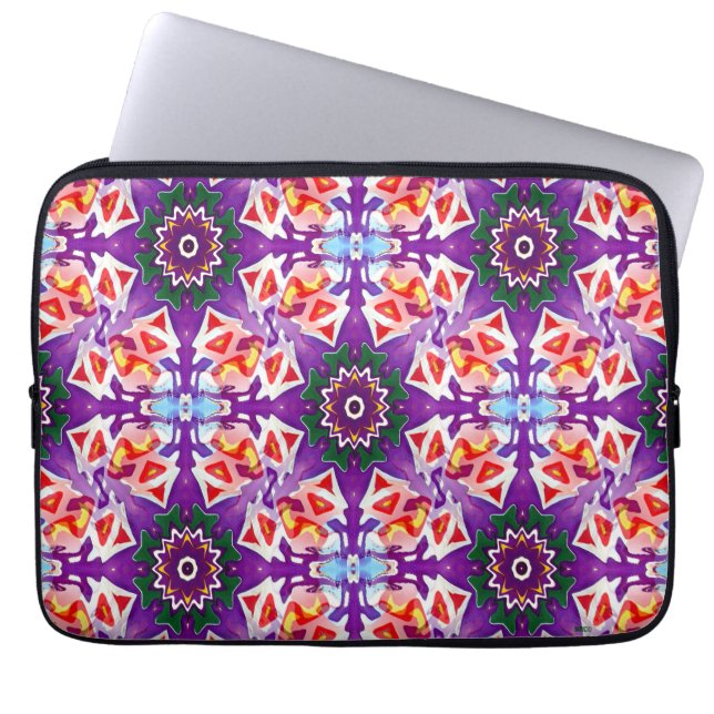 Butterflies en sterren.... laptop sleeve (Voorkant)