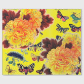 Butterflies en stroommeters, verpakkingspapier cadeaupapier (Vlak)