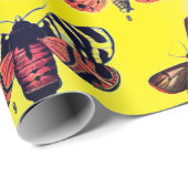 Butterflies en stroommeters, verpakkingspapier cadeaupapier (Rol Hoek)