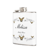 Butterflies en Swirls Heupfles (Links)