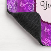 Butterflies en Swirls Muismat (Hoek)