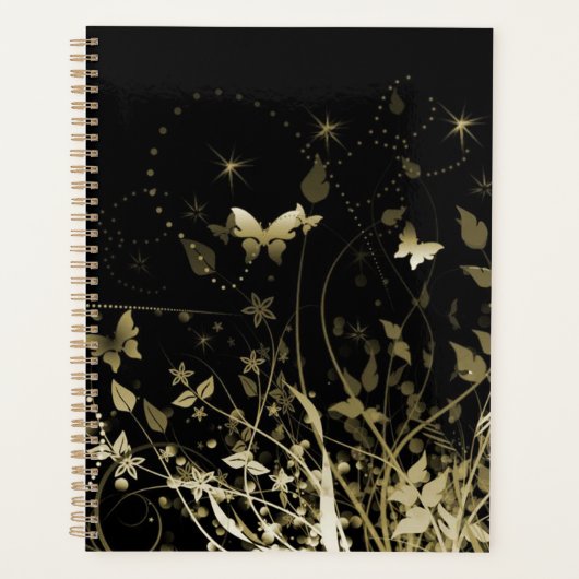 Butterflies en Swirls Planner (Voorkant)