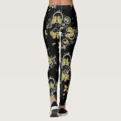 Butterflies en tandwielen. leggings (Achterkant)