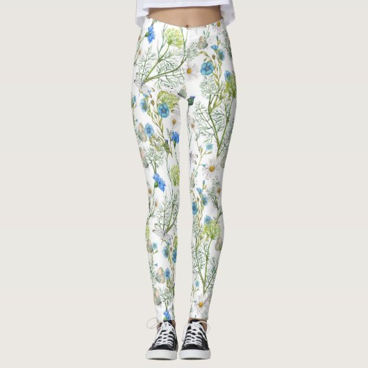 Butterflies- en tekenvliegen leggings (Voorkant)