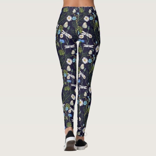 Butterflies- en tekenvliegen leggings (Achterkant)