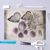 Butterflies en Thistles Tissuepapier (Craft)