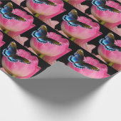 Butterflies en Tulpen Cadeaupapier (Hoek)
