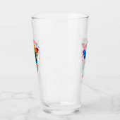 Butterflies en Verf Splatter Glas (Links)
