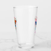 Butterflies en Verf Splatter Glas (Rechts)