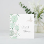 Butterflies en Vrijgezellenfeest van Green Chrysan Kaart (Staand voorkant)