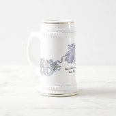 Butterflies en Weddenschappen Bierpul (Voorkant links)