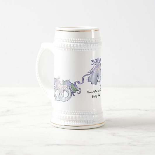 Butterflies en Weddenschappen Bierpul (Voorkant links)