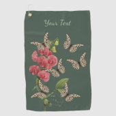 Butterflies en zoete pekelbloem golfhanddoek (Voorkant)