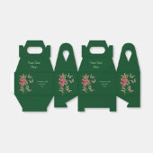 Butterflies en zoete pekelbloem, op maat gesneden bedankdoosjes (Uitgevouwen)