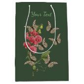 Butterflies en zoete pekelbloem, op maat gesneden medium cadeauzakje (Voorkant)