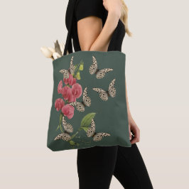 Butterflies en zoete pekelbloem tote bag