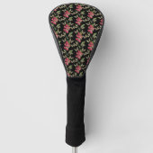 Butterflies en zoete pekelzwart golfheadcover (Voorkant)