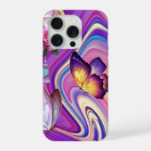 Butterflies en zwammen iPhone hoesje (Achterkant)