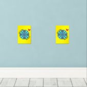 butterflies enjoy the jouney Wood Wall Art Muurkunst Sets (Houten vloer)